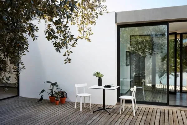 Vitra Terrassenmöbel | Sitzgelegenheiten^All Plastic Chair, weiß