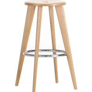 Poiat Sitzgelegenheiten-Vitra Barhocker Tabouret Haut, Eiche natur