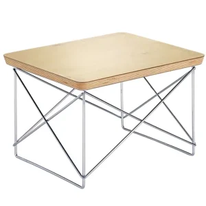 HAY Tische-Vitra Beistelltisch Eames LTR, blattgold – chrom