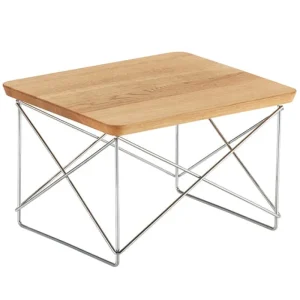 valerie_objects Tische-Vitra Beistelltisch Eames LTR, Eiche – Chrom