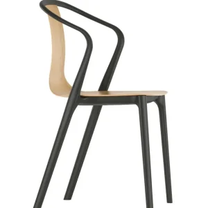 Muuto Sitzgelegenheiten-Vitra Belleville Sessel, Eiche/schwarz