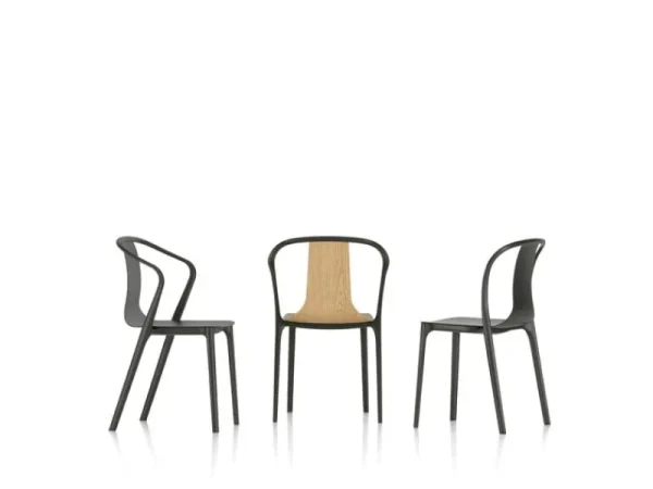 Artek Sitzgelegenheiten-Vitra Belleville Sessel, schwarz gebeizte Esche/schwarz