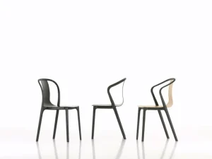 Artek Sitzgelegenheiten-Vitra Belleville Sessel, schwarz gebeizte Esche/schwarz