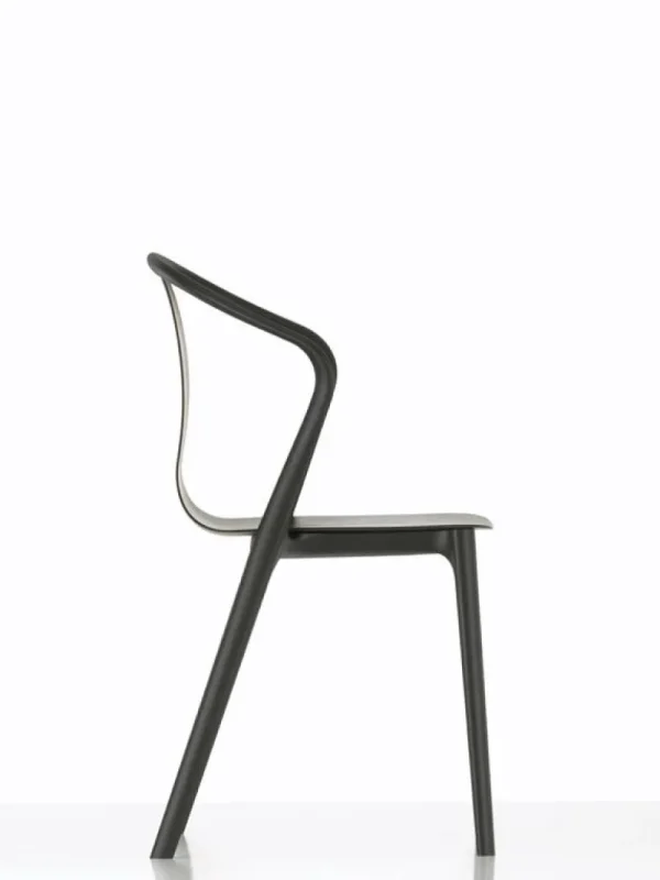 Artek Sitzgelegenheiten-Vitra Belleville Sessel, schwarz gebeizte Esche/schwarz