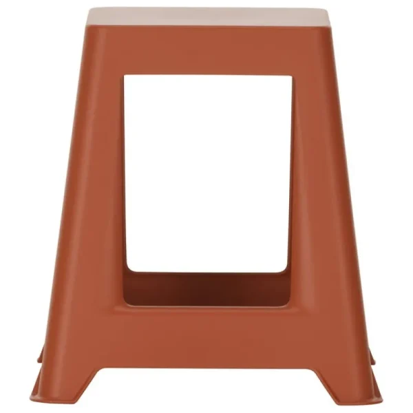 Mattiazzi Tische | Sitzgelegenheiten-Vitra Chap RE Hocker, Ziegelrot