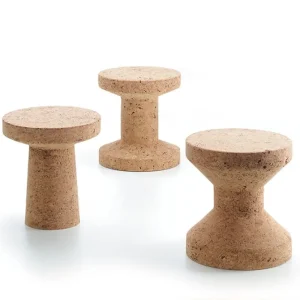 Harri Koskinen Works Tische | Sitzgelegenheiten-Vitra Cork Family Beistelltisch/Hocker, Modell A