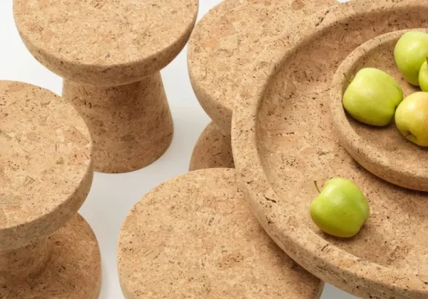 HAY Tische | Sitzgelegenheiten-Vitra Cork Family Beistelltisch/Hocker, Modell D