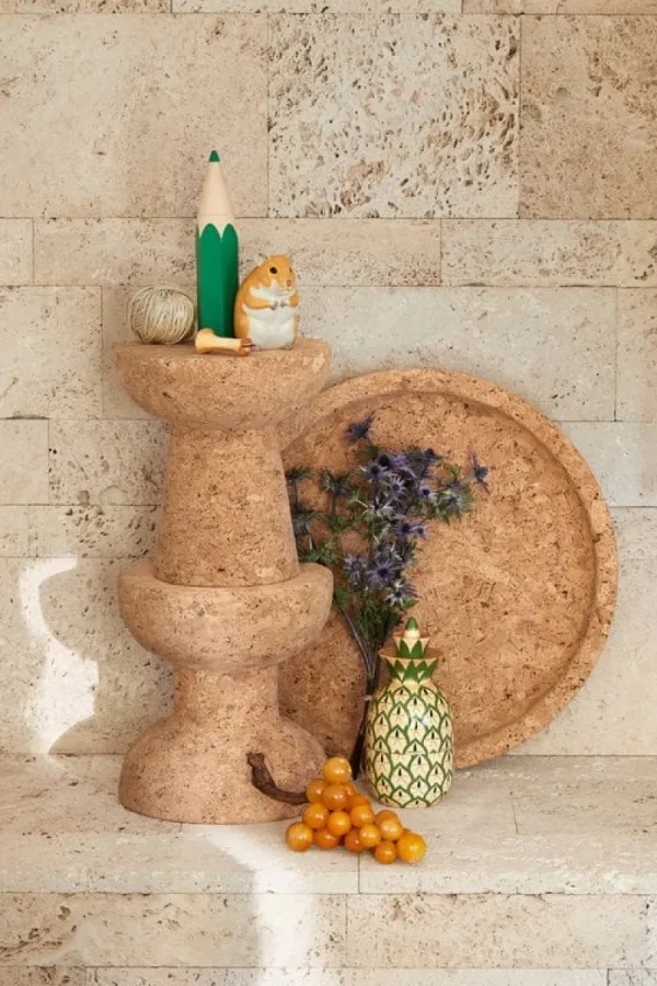 HAY Tische | Sitzgelegenheiten-Vitra Cork Family Beistelltisch/Hocker, Modell D