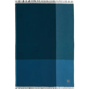 Vitra Decken Und Überwürfe^Decke Colour Block, schwarz – blau