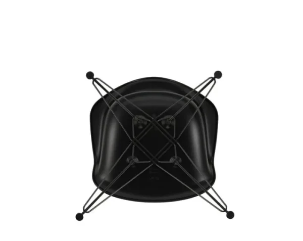 Artek Sitzgelegenheiten-Vitra Eames DAR Stuhl, deep black RE - Basic Dark