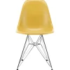 HAY Sitzgelegenheiten-Vitra Eames DSR Fiberglass Stuhl, hellocker - Chrom