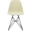 Artek Sitzgelegenheiten-Vitra Eames DSR Fiberglass Chair, pergamentgelb – schwarz