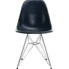 Fredericia Sitzgelegenheiten-Vitra Eames DSR Fiberglass Chair, marineblau – Chrom