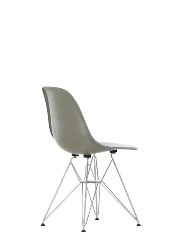 Form & Refine Sitzgelegenheiten-Vitra Eames DSR Fiberglass Chair, Raw Umber – Chrom