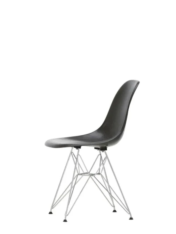 Form & Refine Sitzgelegenheiten-Vitra Eames DSR Fiberglass Chair, Elephant Hide Grey – Chrom