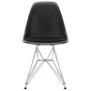 Lepo Product Sitzgelegenheiten-Vitra Eames DSR Stuhl, deep black RE - Chrom - Kissen in Nero