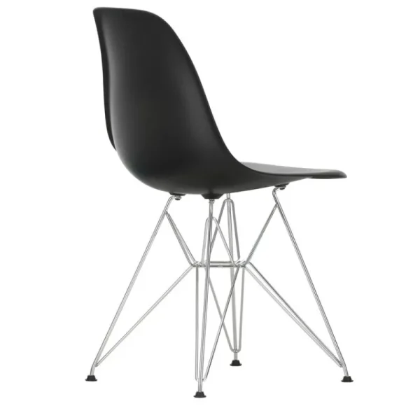 Hem Sitzgelegenheiten-Vitra Eames DSR Stuhl, deep black RE - Chrom