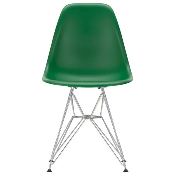 Vitra Sitzgelegenheiten-Eames DSR Stuhl, emerald RE - Chrom