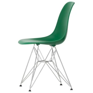 Vitra Sitzgelegenheiten-Eames DSR Stuhl, emerald RE - Chrom