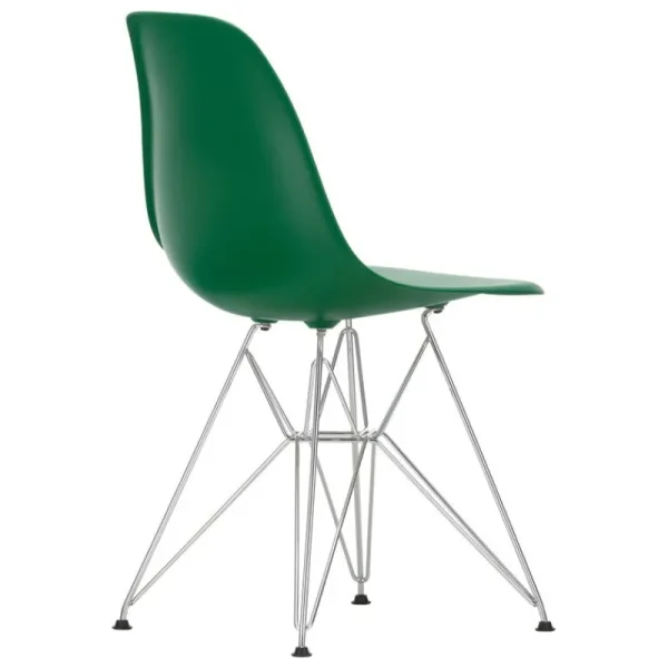 Vitra Sitzgelegenheiten-Eames DSR Stuhl, emerald RE - Chrom