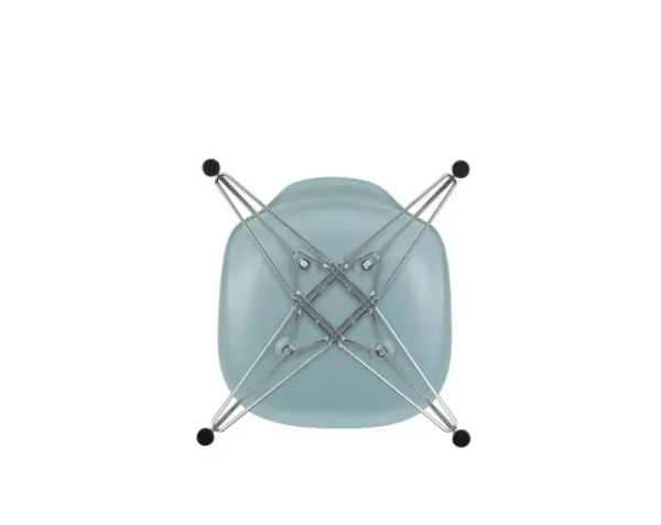 Artek Sitzgelegenheiten-Vitra Eames DSR Stuhl, ice grey RE - Chrom