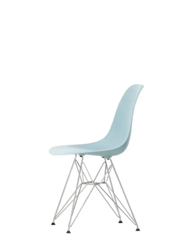 Artek Sitzgelegenheiten-Vitra Eames DSR Stuhl, ice grey RE - Chrom