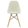 Vitra Sitzgelegenheiten-Eames DSW Fiberglass Chair, pergamentgelb – Ahorn