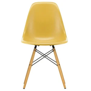 Mattiazzi Sitzgelegenheiten-Vitra Eames DSW Fiberglass Stuhl, hellocker - Ahorn