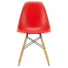 Vitra Sitzgelegenheiten-Eames DSW Fiberglass Stuhl, klassisch rot - Ahorn