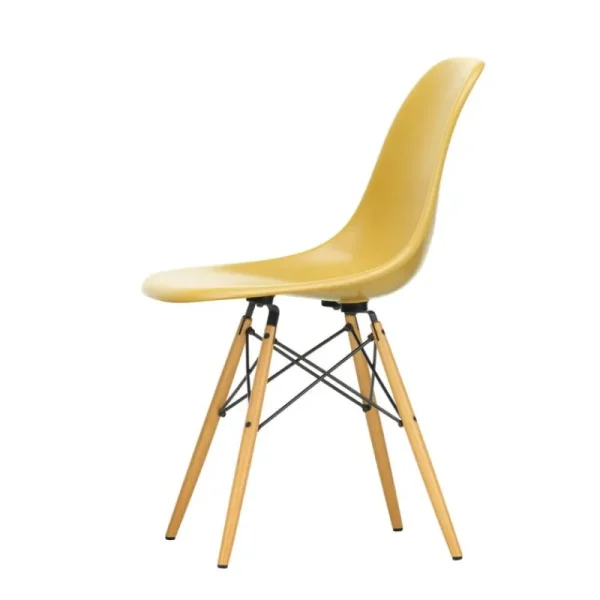 Mattiazzi Sitzgelegenheiten-Vitra Eames DSW Fiberglass Stuhl, hellocker - Ahorn