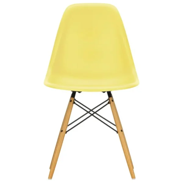 Muuto Sitzgelegenheiten-Vitra Eames DSW Stuhl, citron RE - Ahorn