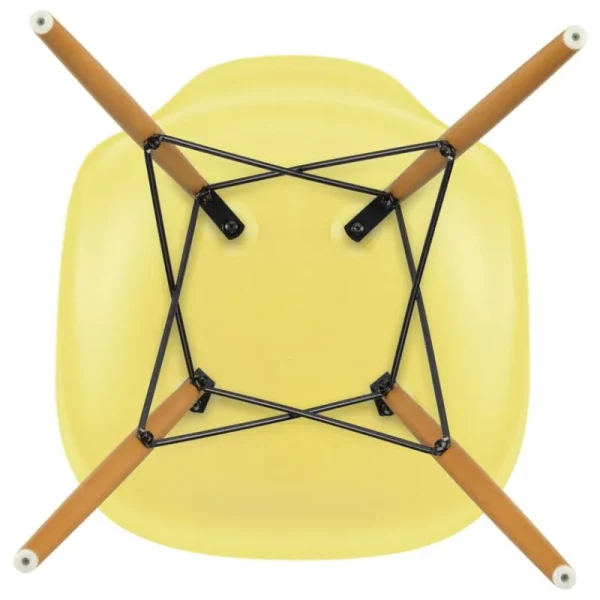 Muuto Sitzgelegenheiten-Vitra Eames DSW Stuhl, citron RE - Ahorn