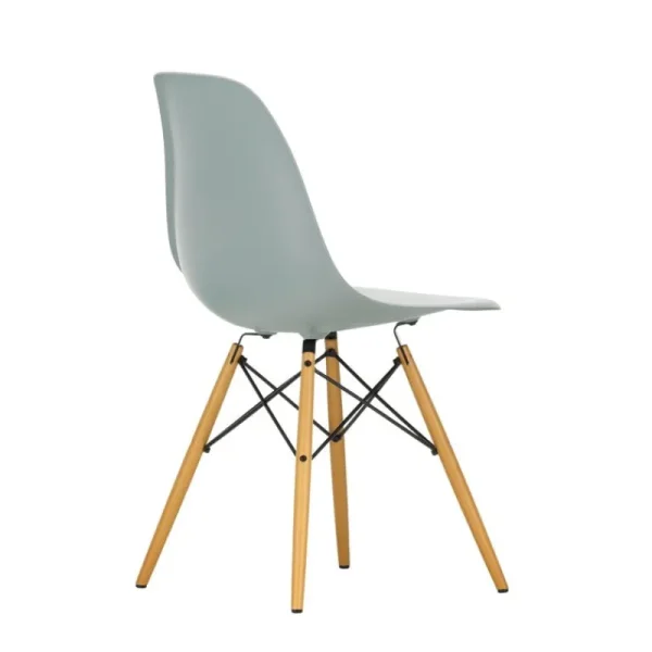 Tolix Sitzgelegenheiten-Vitra Eames DSW Stuhl, light grey RE - Ahorn