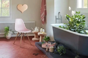 Muuto Sitzgelegenheiten-Vitra Eames DSW Stuhl, pale rose RE - Ahorn