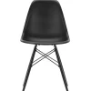 HAY Sitzgelegenheiten-Vitra Eames DSW Stuhl, tiefschwarz - Ahorn schwarz