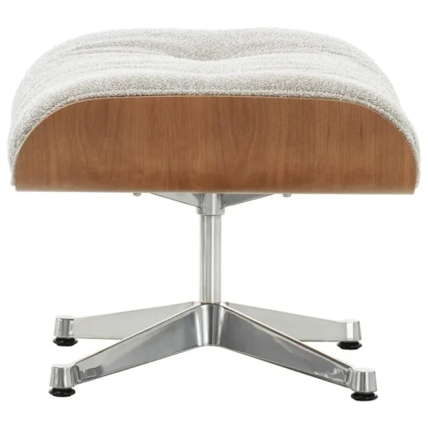 Nikari Sitzgelegenheiten-Vitra Eames Lounge Fußhocker, Amerikanische Kirsche - Nubia, Creme-San
