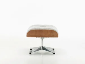 Nikari Sitzgelegenheiten-Vitra Eames Lounge Fußhocker, Amerikanische Kirsche - Nubia, Creme-San