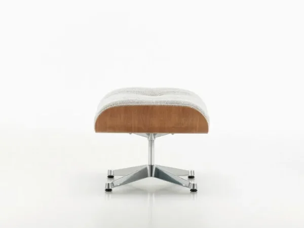 Nikari Sitzgelegenheiten-Vitra Eames Lounge Fußhocker, Amerikanische Kirsche - Nubia, Creme-San