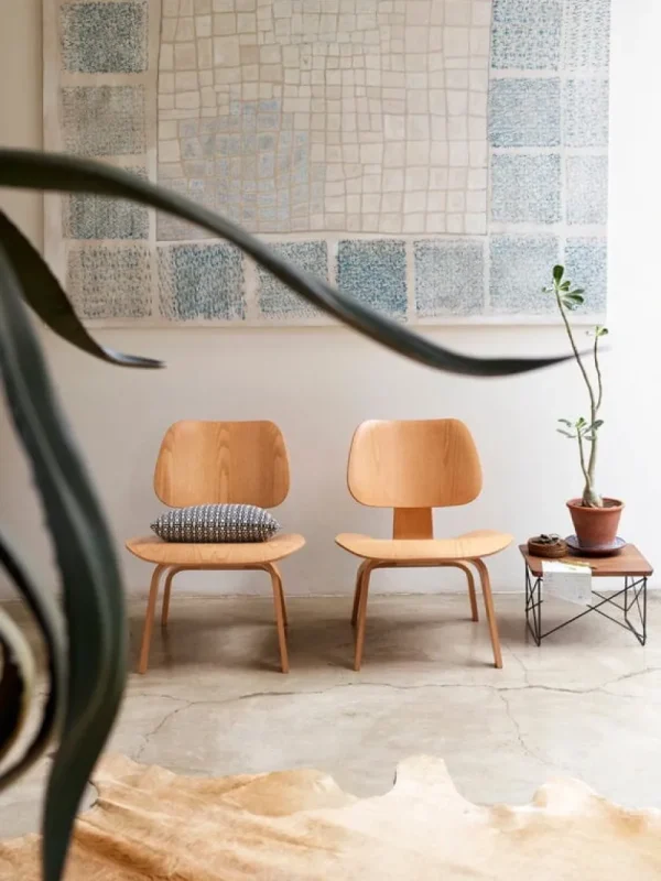 HAY Tische-Vitra Eames LTR Beistelltisch, Marmor – basic dark