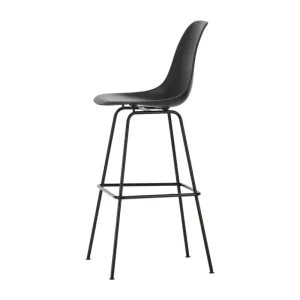 Vitra Sitzgelegenheiten-Eames Plastikstuhl, hoch, tiefschwarz RE - dunkel