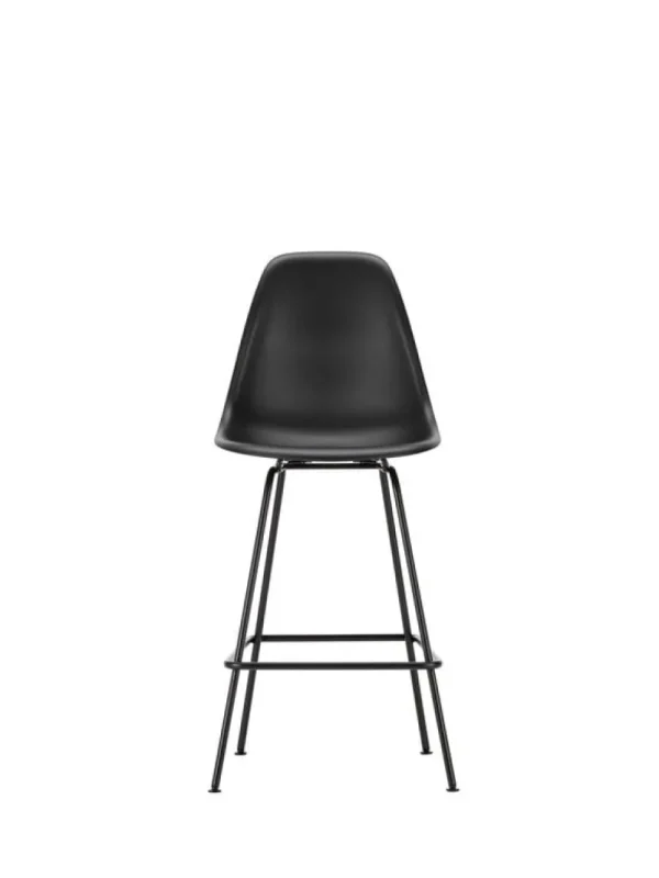 Vitra Terrassenmöbel | Sitzgelegenheiten^Eames Plastikstuhl, mittel, tiefschwarz RE - dunkel