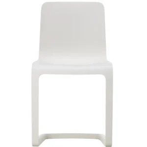 GUBI Sitzgelegenheiten-Vitra EVO-C Stuhl, Elfenbeinfarben