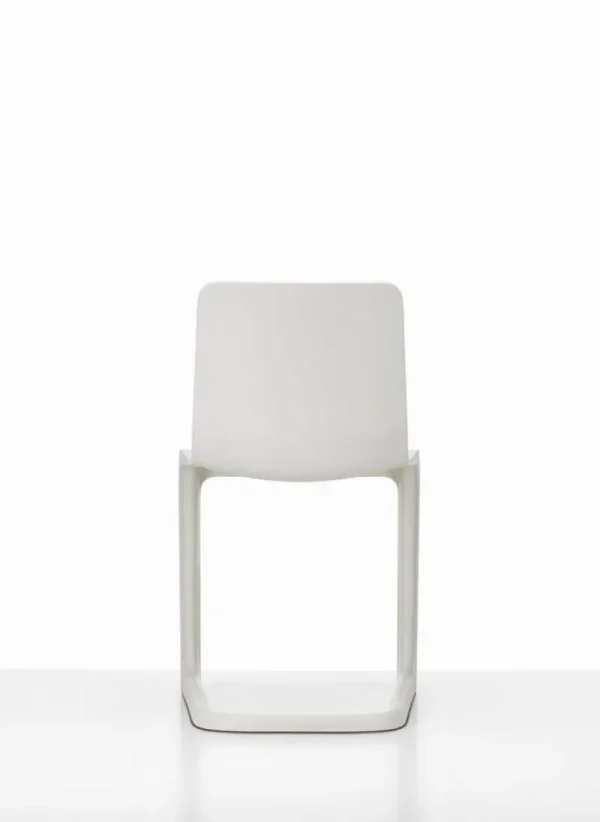 GUBI Sitzgelegenheiten-Vitra EVO-C Stuhl, Elfenbeinfarben