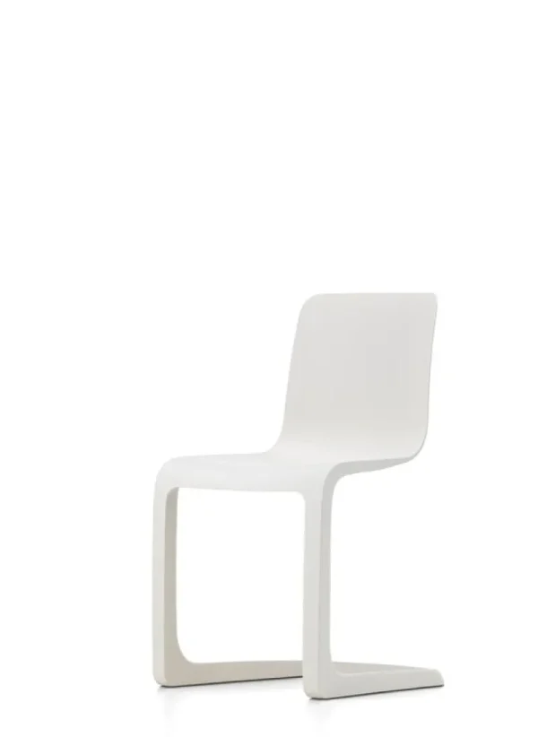 GUBI Sitzgelegenheiten-Vitra EVO-C Stuhl, Elfenbeinfarben