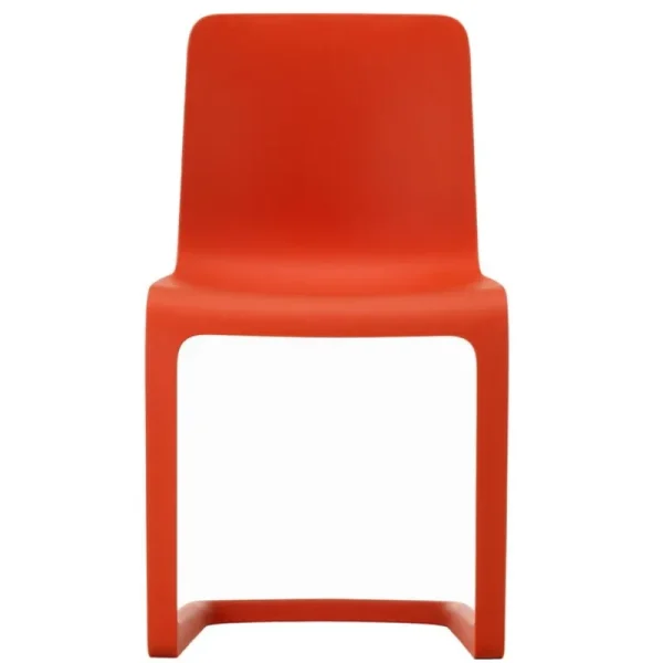 HAY Sitzgelegenheiten-Vitra EVO-C Stuhl, Mohnrot
