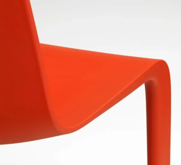 HAY Sitzgelegenheiten-Vitra EVO-C Stuhl, Mohnrot