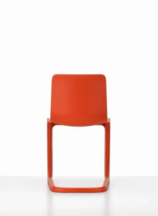 HAY Sitzgelegenheiten-Vitra EVO-C Stuhl, Mohnrot