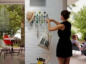 Kinder Vitra Kinderzimmereinrichtung | Garderoben Und Kleiderbügel^Hang it all Garderobe, grün