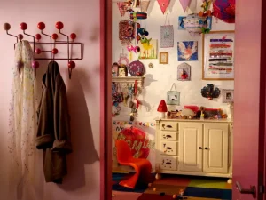 Kinder Vitra Kinderzimmereinrichtung | Garderoben Und Kleiderbügel^Hang it all Garderobe, rot