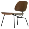 HAY Sitzgelegenheiten-Vitra LCM Plywood Group Loungesessel, Schwarz – Chrom